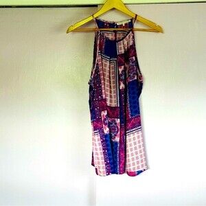 Women’s Violet + Claire Halter Top various patterns and multi color Sz L
